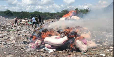 Narcotics consignment destroyed in Moyale as crackdown on drugs intensifies