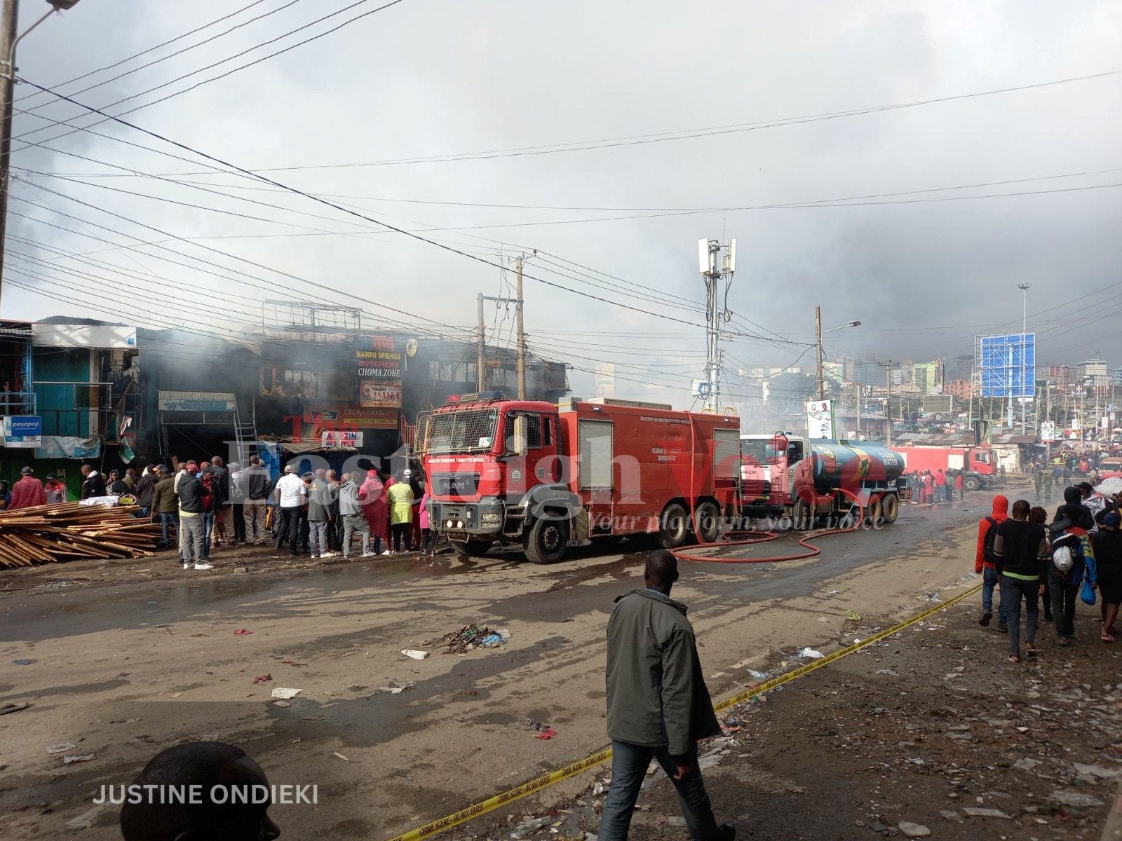 In pictures: Aftermath of yet another Gikomba market fire