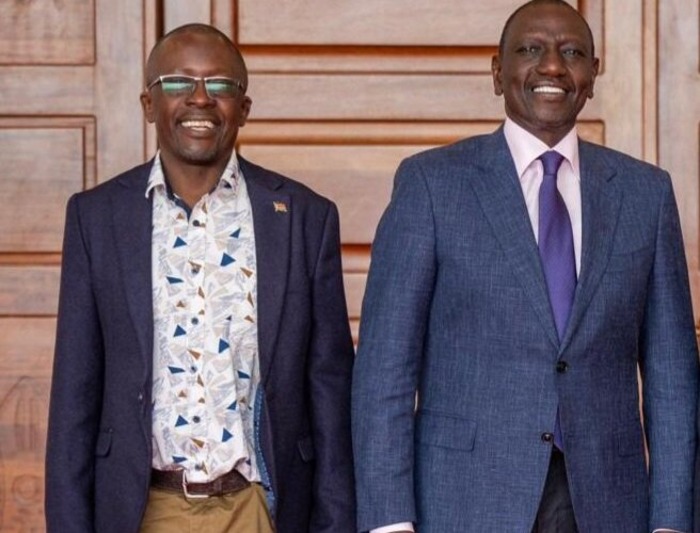 Ruto picks Raila's nephew Jaoko Oburu for high-level economic advisory role - President William Ruto has appointed Jaoko Oburu Odinga to the position of Special Advisor on Economic Empowerment and Sustainable Livelihoods within the Executive Office of the President. (X/Jaoko Oburu Odinga)