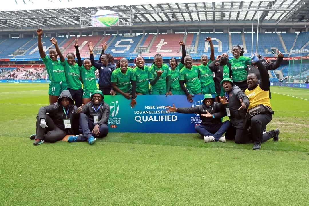 Kenya Lionesses close pool play with gritty win over Colombia in HSBC Challenger Series