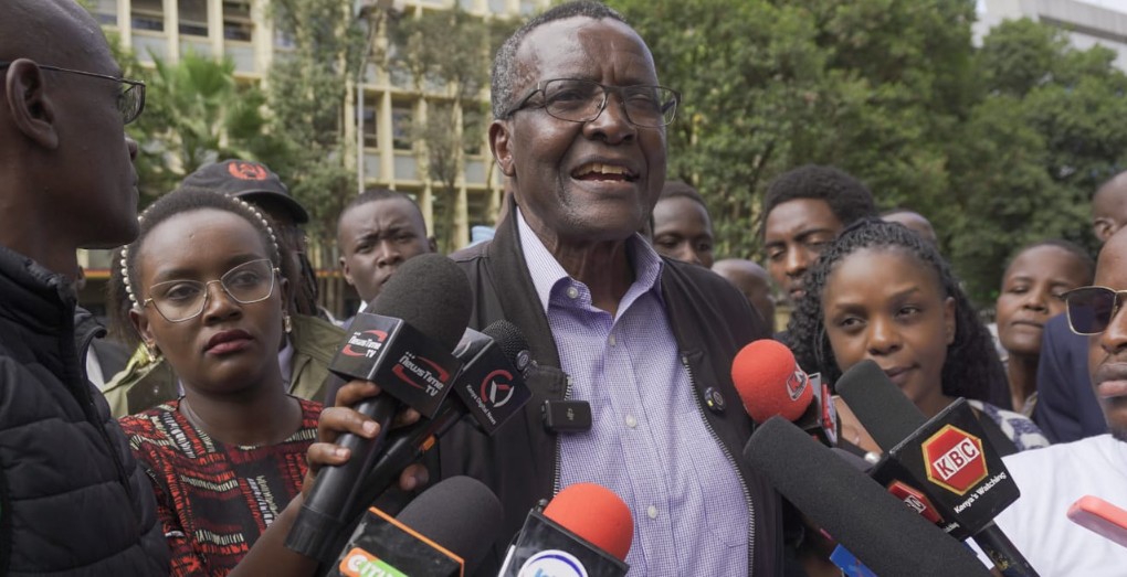 Why I am best suited to lead Kenya - former CJ David Maraga - Former Chief Justice David Maraga addressing journalists outside Vigilance House in Nairobi on June 16, 2025. (Photo: Justine Ondieki)